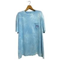 ราคา เสื้อมัดย้อมสีฟ้าพาสเทล -สกรีนลายน้องหมา (12117844743)