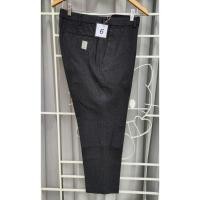 ราคา น286) Uniqlo HEATTECH กางเกงทำงานชาย สีเทาดำลายทางเอว 36"ผ้ายืด ใส่สบาย (43275000943)