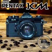 ราคา กล้องฟิล์ม SLR ASAHI PENTAX KM+RICOH XR RIKENON 50MM.F2 (26074790241)
