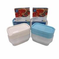 ราคา ชุดกล่องอาหารแบบสี่เหลี่ยมSuper Lock 1set/5ใบ 225ml.#6071 (24027938277)