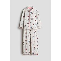 ราคา H&M(เอชแอนด์เอ็ม) ชุดนอนผ้าฝ้ายพิมพ์ลาย Girls Printed cotton pyjamas 1296261_1 (26991556779)
