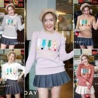 ราคา เสื้อไหมพรมปักลาย รูปจริงงานขาย (769686388)