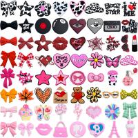 ราคา รองเท้าแตะจี้ปุ่ม Coquette Girl MEIDJ แบบ Clog Pins ของขวัญสำหรับเด็กผู้หญิง (43627781869)