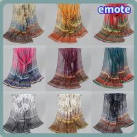 ราคา EMOTE ผ้าคลุมไหล่กันแดด, ผ้าพันคอผ้าชีฟองพิมพ์ลายดอกไม้นุ่ม, ผ้าไหมผ้าคลุมไหล่บางยาว (41577796954)