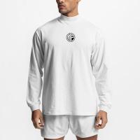 ราคา ฤดูใบไม้ร่วงผ้าฝ้ายแขนยาวเสื้อผ้าสบายคอปกสูงขนาดใหญ่หลวมเสื้อยืดผู้ชายฟิตเนสยิมเพาะกายวิ่งกีฬา ที (48805033001)