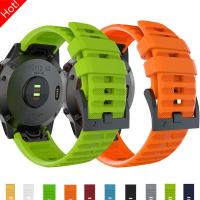 ราคา 22 มม.26 มม.สายรัดซิลิโคนสําหรับ Garmin Fenix 6X 6 6S Pro 7X 7 สายรัดข้อมือกีฬา Fenix 5 5X 5S Plus Smartwatch สร้อยข้อมือ (24129723473)