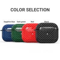 ราคา เคสคาร์บอนไฟเบอร์หรูหราสำหรับ for Airpods 1/2 Airpod Pro 2 Airpods 3 2021 Airpods 4 เคสสไตล์ธุรกิจพร้อมตะขอ (27430499050)