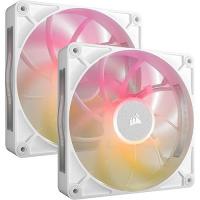 ราคา CORSAIR iCUE LINK RX140 MAX RGB Starter Kit 140mm PWM PC Case Fan 30mm Thick Dual Pack with System Hub White... (40817551692)