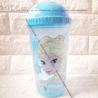 ราคา แก้วน้ำพลาสติกมีฝาปิด(ไม่มีหลอด)ลายเจ้าหญิง Elsa (Frozen) (6120227980)