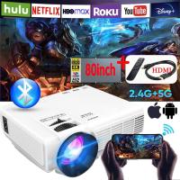 ราคา โปเจกเตอร์เล็ก โปรเจ็คเตอร์มินิ โปรเจคเตอร์ projector 1080P HD 1800 lumens มินิโปรเจคเตอร์ เครื่องฉายหนัง (24080504354)