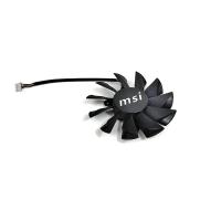ราคา 87 มม.4pin พัดลมการ์ดกราฟิกสําหรับ MSI N550GTX Ti/N650/R7 250/N450/R6770 กราฟิกการ์ดเกมพัดลมระบายความร้อนเปลี่ยน (42204659423)