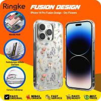 ราคา Ringke iPhone 14 Pro Fusion Dry Flowers Softcase Anti Crack Slim Armor (42655726634)
