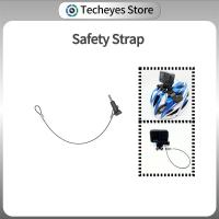 ราคา TechEyes 30 ซม.ความปลอดภัยสายคล้องสแตนเลส Tether Lanyard สําหรับ GoPro Hero Max 11 10 9 8 7/DJI Action/insta60 ฯลฯ (40614055143)