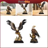 ราคา PETSOLA Eagle รูปปั้นนกอินทรีเรซินสำหรับโต๊ะทำงาน (43125542929)