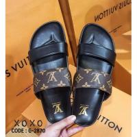 ราคา รองเท้าแตะหลุยส์ คาดหนังพียูนิ่มใส่สบาย G-2870!!เช็คไซส์ก่อนกดสั่งจร้า (17544138135)