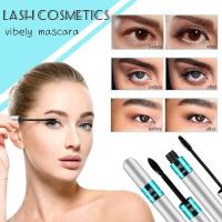 ราคา Vibely Mascara 5x Longer Waterproof, 2 in 1 4D Silk Fiber Lash Mascara, Lash Cosmetics Vibely Mascara 5x Longer Washable, Long-lasting Black Mascara for Natural Longening and Thi (51101887733)