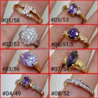 ราคา SALE.แหวนทองเพชรสวิสแท้/พลอยอเมทิสต์แท้ (8610125835)