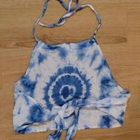 ราคา เสื้อมัดย้อม ผูกคอ ผูกหลัง (837424995)