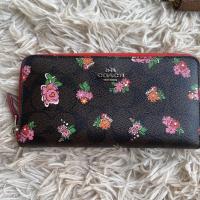 ราคา Coachใบยาวลายดอกไม้สีกาแฟมือ2 (21867861630)