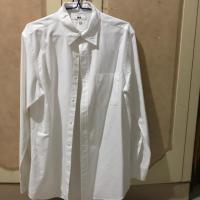 ราคา เสื้อเชิ้ตแขนยาวแบรนด์เนมมือสอง Uniqlo สีขาว (1042595573)