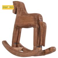 ราคา [ดีจง2]วินเทจแกะสลักไม้โยกม้าสัตว์ตกแต่งด้วยไม้แกะสลักหัตถกรรมม้ารูปแกะสลักสําหรับตกแต่งบ้าน (48555399047)