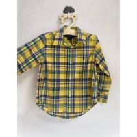 ราคา Polo Ralph Lauren เสื้อเชิ้ตเด็กผู้ชาย ลายสก็อตเหลือง Size 3T (29232141663)