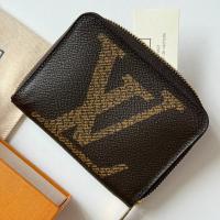 ราคา เท!!! [กดโค้ดลดเพิ่ม 2000] กระเป๋าใส่เหรียญ LV Zippy Giant Monogram DC24 ของใหม่ไม่เคยใช้งาน แท้ 100% (43202326947)