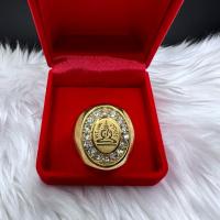 ราคา แหวนหลวงพ่อโสธรล้อมเพชร งานสแตนเลส18 k ไม่ลอก ไม่ดำ (27274347883)