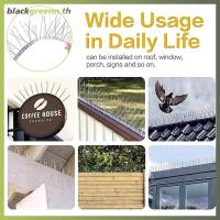 ราคา BGREE สแตนเลส Pigeon Spikes Bird Repeller Deterrent Traps Anti-bird Repellent Pest Control สวนระเบียง Thorn Nail Kit . (45000667627)