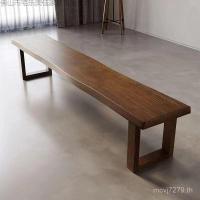 ราคา Influencer Nordic Longboard เก้าอี้รับประทานอาหารสตูลสไตล์จีนยาว Office โมเดิร์น Bench ไม้เนื้อแข็งร้านอาหาร Bench สตูล GB8U (49505661582)