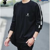 ราคา M-5XL Playboy เพลย์บอย เสื้อยืดคอกลมแขนยาวผู้ชาย เสื้อแขนยาวคอกลม (5312846369)