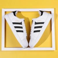 ราคา ADIDAS อาดิดาสรองเท้าผ้าใบผู้ชายและผู้หญิงสีดําคลาสสิก 2024 (53356045554)