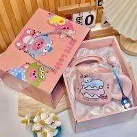 ราคา แก้วเซรามิค พร้อมช้อน พิมพ์ลายน่ารักๆ แก้วมัค แก้วกาแฟ เซรามิคอย่างดี พร้อมส่งจากไทย (55554950303)