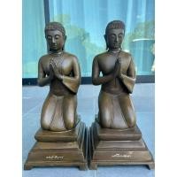 ราคา พระโมคคัลลา พระสารีบุตร เนื้อทองเหลือง สูง 17 นิ้ว (24091762626)