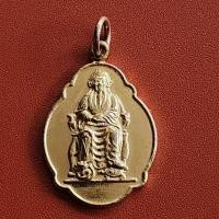 ราคา เหรียญ​เจ้าพ่อเสือ (ตั่วเหล่าเอี้ย)​ วัดโลกานุเคราะห์​ จ.กรุงเทพมหานคร​ เนื้อกระไหล่ทอง (26455290585)