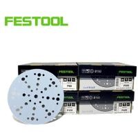 ราคา 10PCS Original German FESTOOL Light Blue Garnet Dry Sandpaper 6 48-Hole Circular Abrasive Automotiv (56403247502)