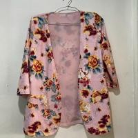 ราคา เสื้อคลุมสีชมพูลายดอกไม้ เสื้อคลุมทำงาน สูททำงาน ป้าย AllZ (43519305010)