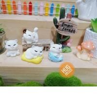 ราคา น้องแมวขาว ถือปลา เล่นไหมพรมชมพู (ราคา/1ชิ้น) ตุ๊กตาแต่งบ้าน ตุ๊กตาแต่งสวน ของสะสม โมเดล จัดสวนถาด พร็อพถ่ายรูป (23646894965)