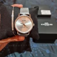 ราคา Set นาฬิกาผู้หญิง Coach GRAND WOMEN'S GIFT SET 14000076 ของแท้ (มือสอง) ได้ทั้งนาฬิกาและ สร้อยข้อมือเลยค่ะ (22557228129)