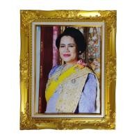 ราคา กรอบรูป ภาพติดผนัง ภาพมงคล กรอบหลุยทอง พร้อมภาพพระพันปีหลวง ขนาดวัดจากขอบนอกขนาด21x26นิ้ว (20290980537)