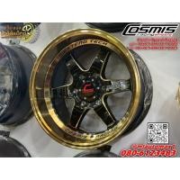 ราคา Cosmis Type G ขอบ 18 9.5 ET22 10.5 ET25 6x139.7 สีดำขอบไดร์ทอง (28390752475)