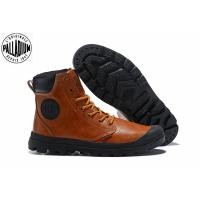ราคา 100% Original PALLADIUM ผู้ชายสีน้ําตาล Nubuck หนัง Martin Boots 40-44zs (29482864517)