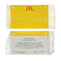 ราคา Mcdonald's Sticker License Plate ปี 1994ราคาขายรวม 2 ชิ้น 250 บาท (26371087785)