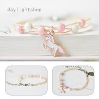 ราคา ผู้หญิงยูนิคอร์นสร้อยข้อมือมิตรภาพพรรคโปรดปราน หลากสี ปรับสร้อยข้อมือ (29090889403)