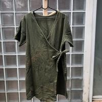 ราคา 14 - ชุดเดรสผ้าฝ้ายสีลายทหาร (4658192383)