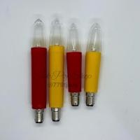 ราคา หลอดเทียนไฟฟ้า หลอดอะไหล่เชิงเทียน ขั้ว B15 แบบสั้น ยาว เต้น มีลายมังกรเต้น LED มี 2 สี เหลือง แดง (20808887777)