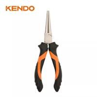 ราคา KENDO 10601 คีมปากแหลมหางหนู (หุ้มยาง) 160mm/6นิ้ว (27580235936)