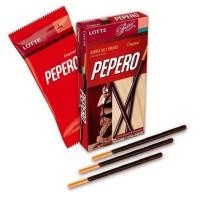 ราคา (กล่องใหญ่)LOTTE Pepero ล็อตเต้ เปเปโร่ เปปเปอโร ป๊อกกี้เกาหลี ขนมเกาหลี บิสกิตแท่งเคลือบช็อกโกแลต Almond 240g (14450794206)