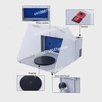 ราคา Airbrush Spray Booth Set Spray Paint Box Workbench Foldable Paint Spray Extractor Exhaust Filter Fo (25947966398)