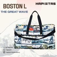 ราคา HAPITAS กระเป๋าพับ กระเป๋าสะพาย Boston Large ลาย The great wave (40977718342)